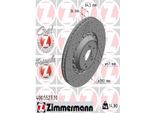 2X Disco Freno Zimmermann 400.5527.70 Per MERCEDES-BENZ Glc (X253) 64Mm