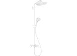Hansgrohe Croma Select S Showerpipe 280 1Jet Ecosmart 9 L/Min Avec Thermostat Et Douchette à Main Raindance Select S 120 3Jet, 26891700, 26891700
