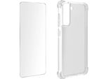 Avizar, Set Di Protezione Premium Samsung Galaxy S21 Fe Custodia Protettiva + Pellicola Protettiva, Trasparente