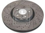 2X Disco Freno Febi Bilstein 171465 Anteriore Per MERCEDES-BENZ Gla (X156)