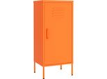 Vidaxl Armadio Arancione 42,5X35X101,5 Cm Acciaio