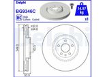 2X Disco Freno Delphi BG9346C Per Land Rover Range Rover Evoque (L538) 53Mm