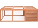 Vidaxl Gabbia Per Animali Da Giardino 150X100X50 Cm In Legno Massiccio D'abete