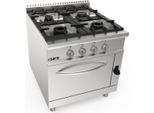 Cucina A Gas Saro + Forno A Gas 4 Fuochi Modello Lq / Cug4Ng