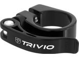Morsetto Reggisella Trivio In Alluminio 31,8 Mm Sgancio Rapido Nero
