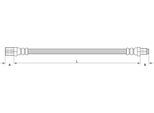 Tubo Freno 337Mm Metzger Per Daily Iv