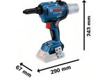 Bosch Power Tools Pistola Rivettatrice A Batteria Grg 18V-16 C, 2 Batterie Procore18V 4,0Ah, L-BOXX