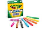 Crayola 03-8223 Marcatore Nero, Blu, Marrone, Verde, Arancione, Rosa, Rosso, Giallo 8 Pz