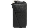 Voi Pelle Portafoglio Borsa Per Cellulare Hirsch Bonita Phone Wallet Black Nero