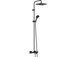 Hansgrohe Vernis Shape SystèMe De Douche, 240 1Jet, Avec Thermostat De Baignoire, Noir Mat, 26900670, 26900670