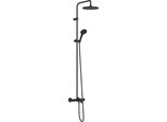 Hansgrohe Vernis Blend SystèMe De Douche, 240 1Jet, Avec Thermostat De Baignoire, Noir Mat, 26899670, 26899670