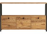 Skye Decor, Nero V2 - Pino Atlantico, Nero, Mobili Da Soggiorno, Pino Atlantico, 120 X 75 X 30 Cm