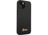 Guess Guhcp14Mhggshk Custodia Rigida Per Iphone 14 Plus / 15 Plus 6.7 Czarny/Nero Glitter Script