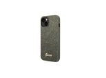 Guess Guhcp14Mhggshn Iphone 14 Plus/ 15 Plus 6.7 Zielony/Verde Custodia Rigida Glitter Script