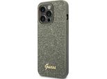 Guess Guhcp14Lhggshn Custodia Rigida Iphone 14 Pro6,1 Zielony/Verde Glitter Script
