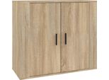 Vidaxl Credenza Rovere Sonoma 80X33X70 Cm Materiale A Base Di Legno