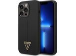 Guess Guhcp14Lsltgk Iphone 14 Pro6,1 Czarny/Nero Custodia Rigida In Silicone Triangolo