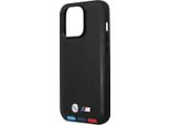 Etui Bmw Bmhcp14L22Ptdk Iphone 14 Pro 6,1 Czarny/Black Leather Stamp Tricolor