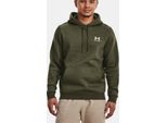 Under Armour Ua Essential Felpa Con Cappuccio In Pile - Blu O Verde, Taglia: Xl