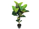 Pianta Artificiale Pianta Decorativa Filodendro Di Gomma Lunghezza Totale 100Cm