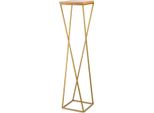 Howhomely Portafiori Loft Gold 100 Cm - Sgabello Fiore, Colonna Fiore Moderna