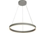 Rabalux 6299 Othello Lampada A Sospensione, 1800Lm, Grigio-Bianco, Rotonda, Minimal, Dimmerabile, ø590Mm