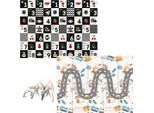 Nukido Tappetino In Schiuma Per Bambini Pieghevole 200X180 Cm - Percorso A Contrasto