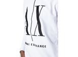 Armani Exchange Felpa Da Uomo In Cotone Bianco GR38695 - Taglia: L