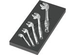 Wera 9732 Inserto In Schiuma 6004 Joker Set 1, 5 Pezzi