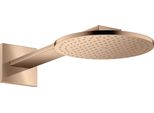 Hansgrohe Axor Showersolutions Pomme De Douche 250 2 Jets, Raccord Mural, Bras De Douche 450 Mm, 35296300, 35296300