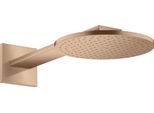 Hansgrohe Axor Showersolutions Pomme De Douche 250 2 Jets, Raccord Mural, Bras De Douche 450 Mm, 35296310, 35296310