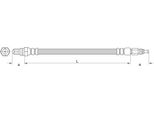 Tubo Freno 423Mm Metzger Per Ford Ka (Rb_)