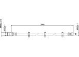 Tubo Freno 348Mm Metzger Per Daily Iv