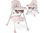Ricokids Sedia Per Allattamento Con Tavolo Milo Rosa