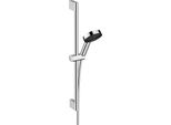 Hansgrohe Pulsify Select S Set De Douche 105, Ecosmart, 3Jet Relaxation, Barre De Douche 650Mm Incluse, 24161000, 24161000