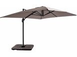 Ombrellone 4X3M 360° Incl. + 4 Marmette Da Riempire, Talpa - Oviala Caserta
