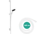 Hansgrohe Pulsify Select S Set De Douche 105, Ecosmart, 3Jet Relaxation, Barre De Douche 900Mm Incluse, 24171700, 24171700