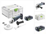 Smerigliatrice Angolare A Batteria Festool Agc 18-125 Eb-Basic 18 V 125 Mm Brushless + 1X Batteria 3,0 Ah + Systainer - Senza Caricabatterie