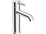 Hansa Hansavantis Style Mitigeur De Lavabo, Basse Pression, Avec Garniture De Vidage, Saillie 133Mm, Chromé, 54381107, 54381107