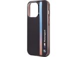 Etui Bmw Bmhcp14X22Hvgv Iphone 14 Pro Max 6.7 Czarny/Black Iml Tricolor Stripe