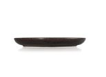 Piatto Piano Ø 22 X 3 Cm, Serie: Rockzzero Organico Marrone Metallizzato