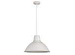 Rabalux 72014 Lampada A Sospensione 1 Spot Wilbour, E27, Bianco, Rotondo, Industriale, ø360Mm