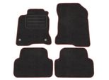 Set Di Tappetini In Velluto Per Renault Megane Iii (2008 - 2016) 4 Pezzi - Nuovo - Rosso