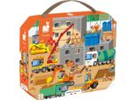 Janod Puzzle Cantiere - Puzzle In Cartone 36 Pezzi Puzzle Per Bambini