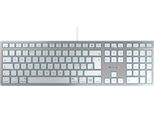 Cherry Kc 6000 Slim - Tastiera - Usb - Nordica - Interruttore A Chiave: Cherry Sx - Argento