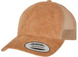 Flexfit 6606SU | Cappello Trucker In Pelle Scamosciata - Colore: Khaki - Taglia: Unica