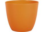 Coprivaso In Plastica Patricie Ø 11 X 10 Cm Arancio Opaco