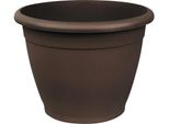 Vaso Di Plastica Naxos Ø 25 Cm Marrone