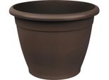 Vaso Di Plastica Naxos Ø 30 Cm Marrone