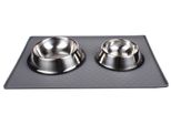 Merco Pet Mat Large Sotto La Ciotola Grigio Confezione Da 1 Pz